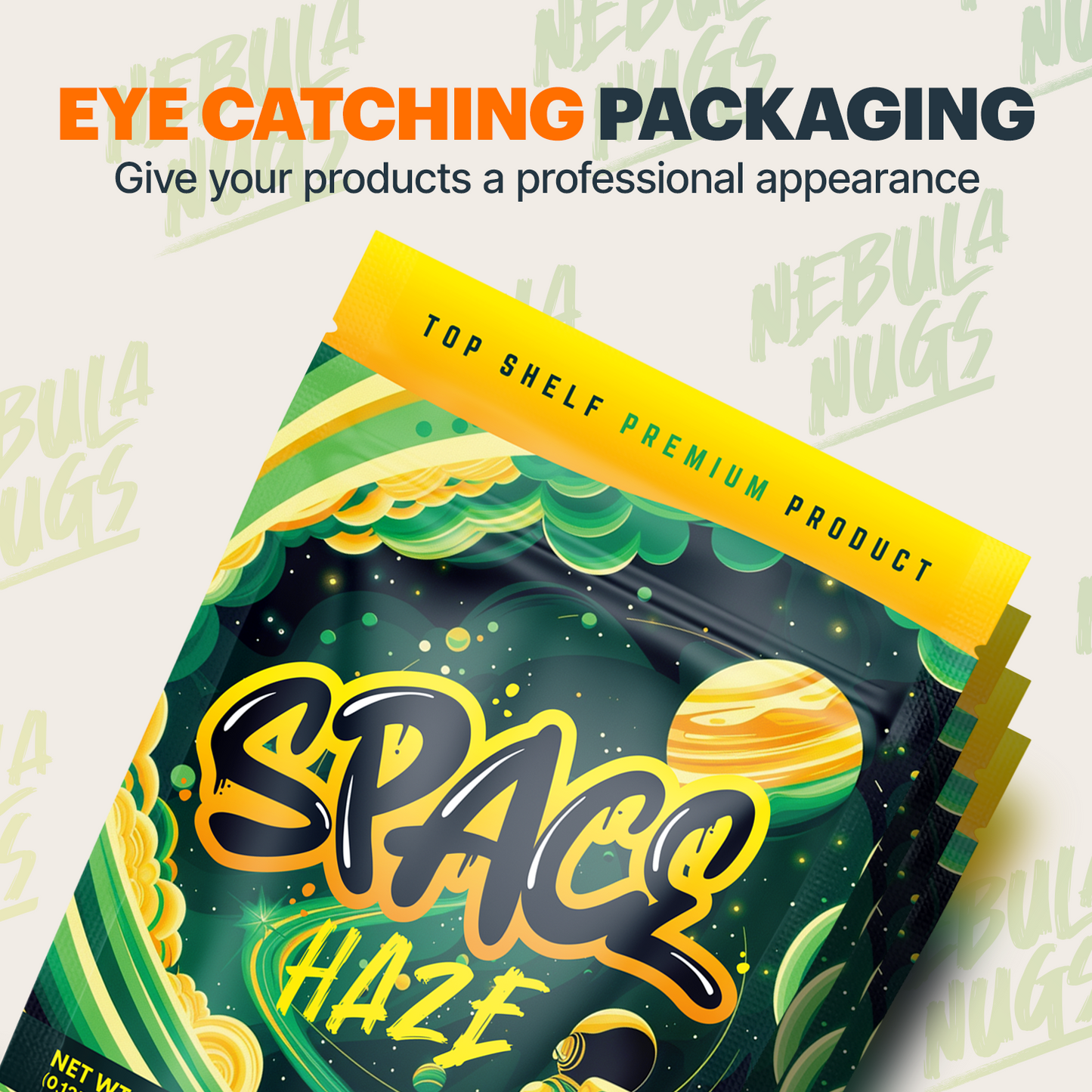 Space Haze Mylar Bags (x 100)